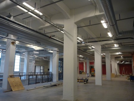 Det halvfärdiga textilmuséet.