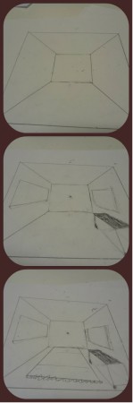 Detta var mitt rum som jag ritade.